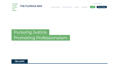 Desktop Screenshot of floridabar.org